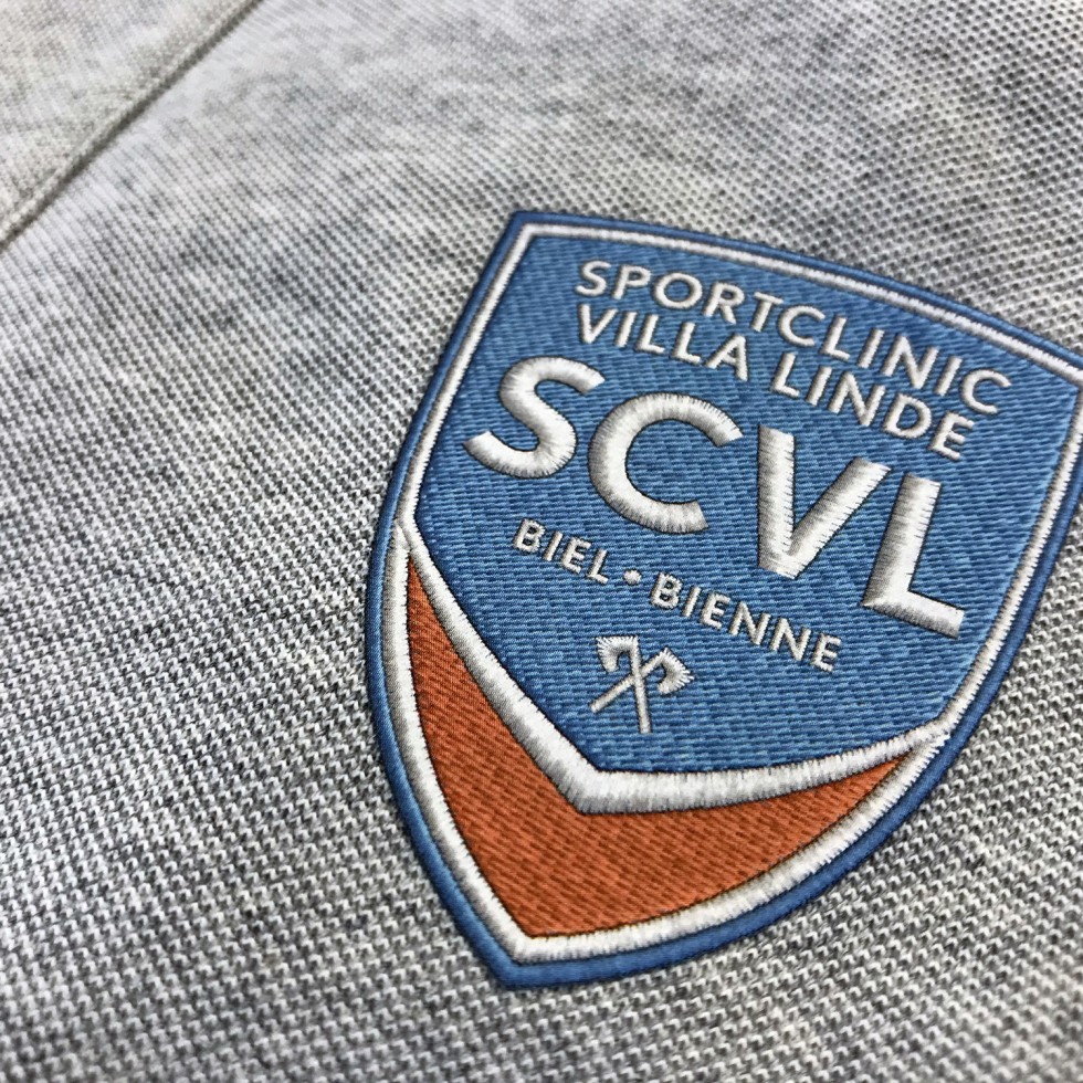 Textilveredelung Stickerei Kjus Sportclinic Villa Linde